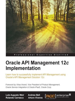 cover image of Oracle API Management 12c Implementation